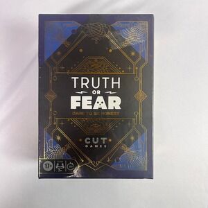 Truth or Fear Party Game Adult Card Game 17+ Dare Truth Questions Cut Games